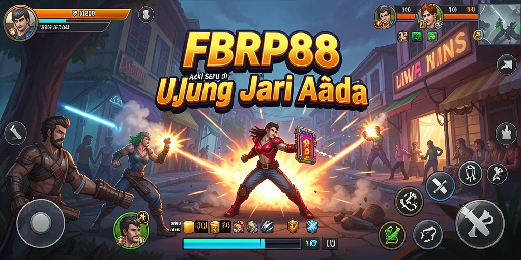 Tampilan gameplay FBRP88 dengan aksi mendebarkan dan karakter yang dinamis.