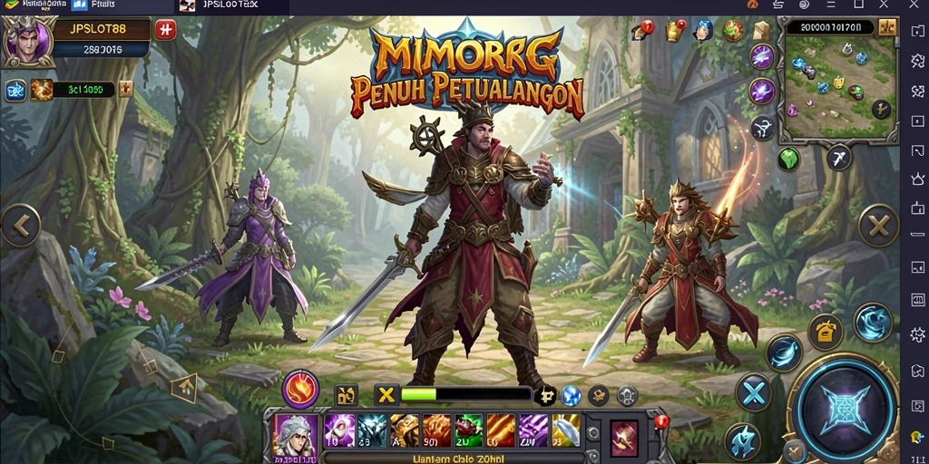 Gameplay menarik JPSLOT88 dengan aksi penuh petualangan MMORPG.