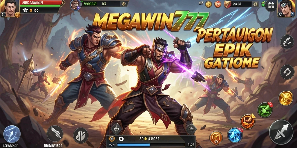 Tampilan gameplay seru dalam MEGAWIN777 dengan aksi penuh adrenalin.