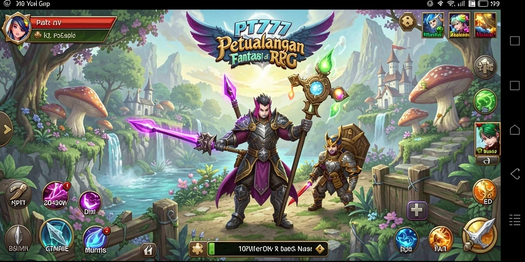 Tampilan gameplay seru dan mendebarkan di dunia RPG.