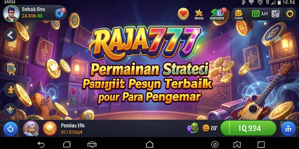 Tampilan menakjubkan dari gameplay strategi RAJA777.