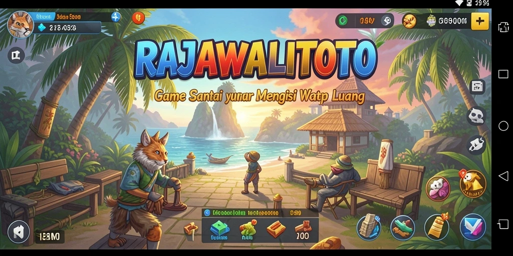 Tangkapan layar gameplay seru RAJAWALITOTO yang penuh warna.