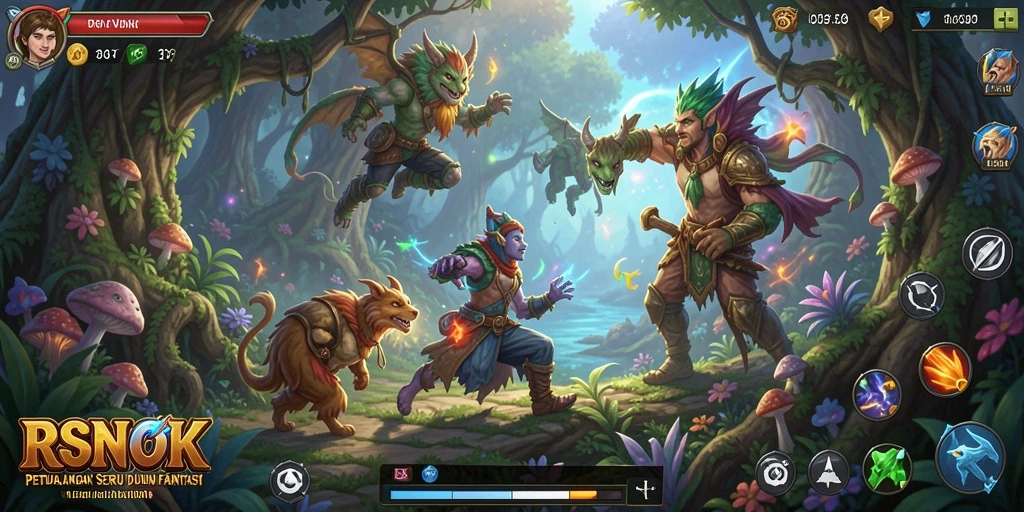 Tampilan gameplay RSNOK yang mendebarkan dan penuh aksi.